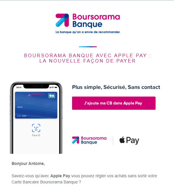 Vos Cartes Bancaires Avec Apple Pay Enfin Chez Boursorama - Loïc Gaydu